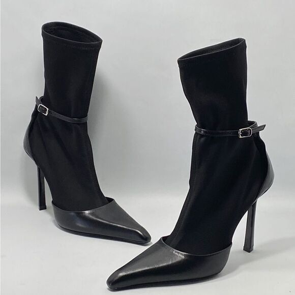 Alexander Wang Black Viola 105 Boots size 37 - Picture 3 of 12